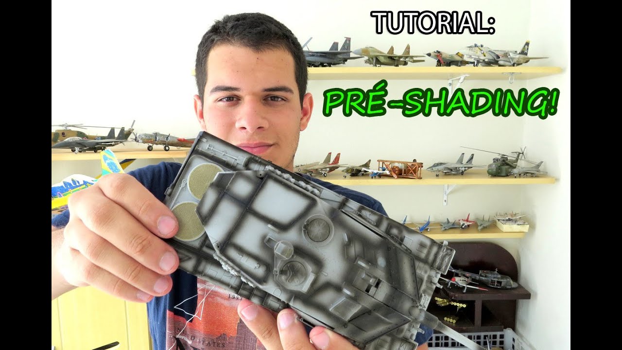 Tom Plasti - Como fazer Pré-Shading (Plastimodelismo)