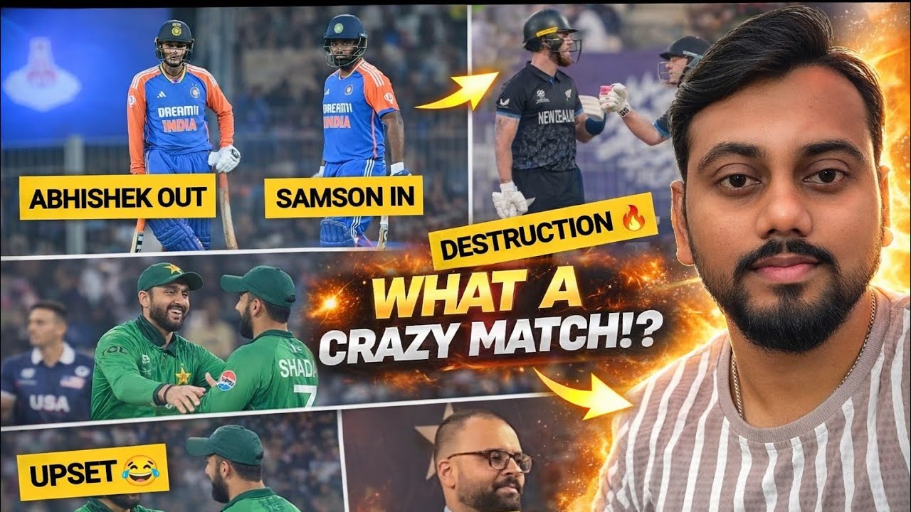 BIG UPSET PAK BEAT USA 😂| SANJU IN ✅ ABHISHEK OUT ❌ | MOHSIN NAQVI JOKER | #worldcup #cricket #icc