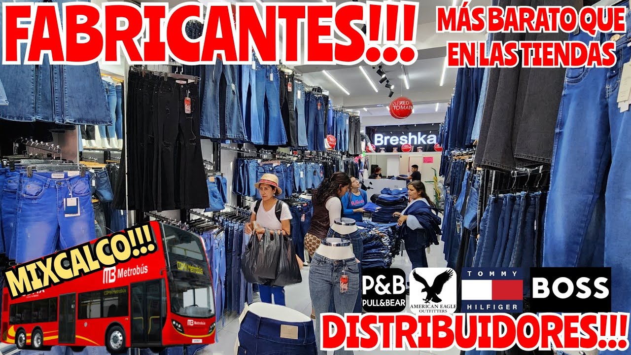 FABRICANTES Y DISTRIBUIDORES DE PANTALONES DE MEZCLILLA A 2 MIN DEL METROBUS MIXCALCO TOMMY P&B BOSS