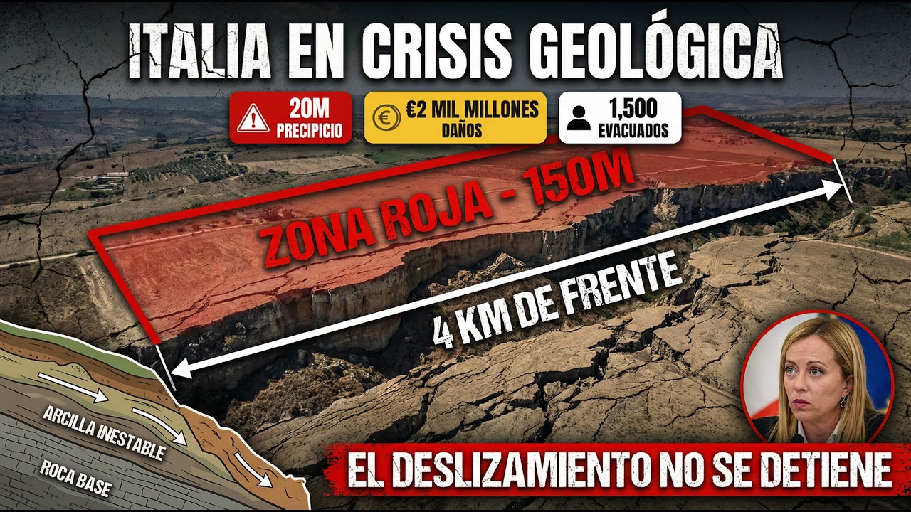 🚨 Niscemi se Desmorona: 1,500 Evacuados, 4km de Deslizamiento Activo - Ciudad al Borde