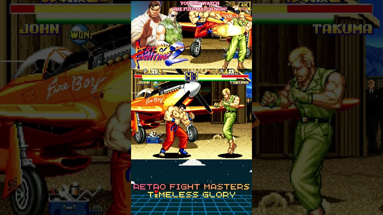 John vs Takuma 💥 Art of Fighting 2