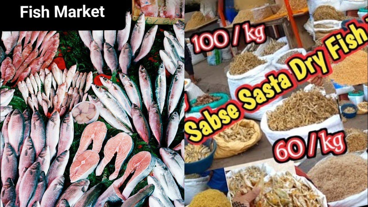 Sabse bada Fish & Dry Fish Market | Barik Pur Bazar Soro #BDK DESI FARMER