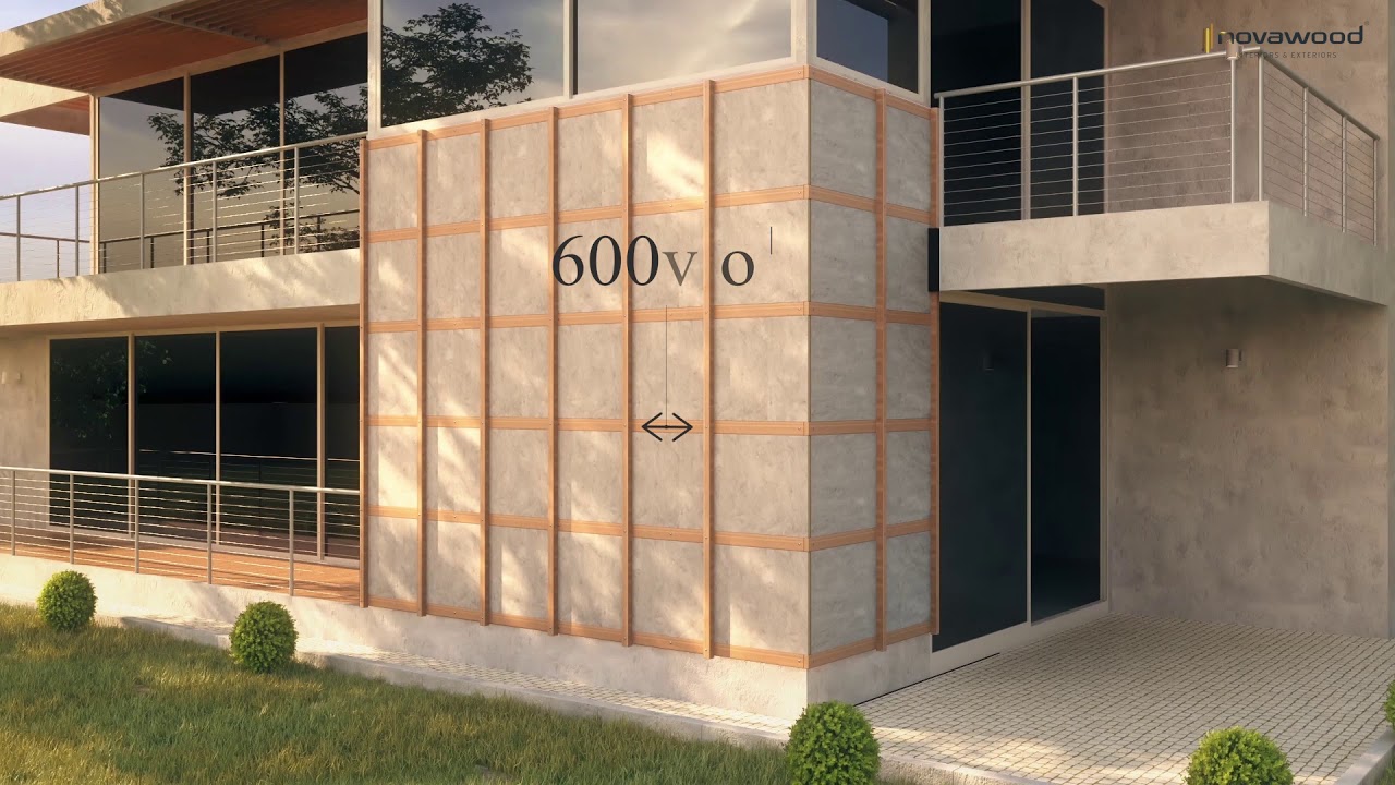 NOVAWOOD&reg; | Cladding Assembling Process | Cephe Uygulama İşlemi
