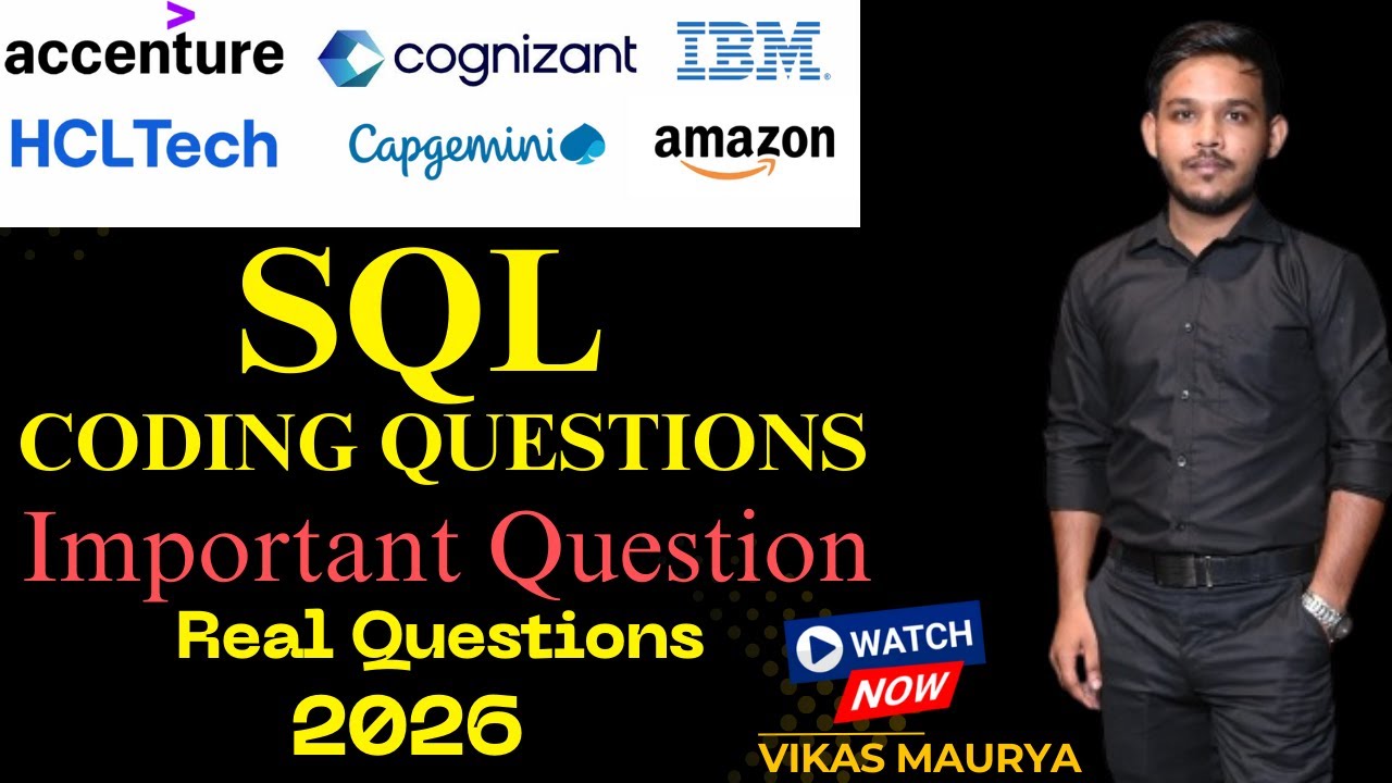 SQL Coding Questions With Example #sql #coding