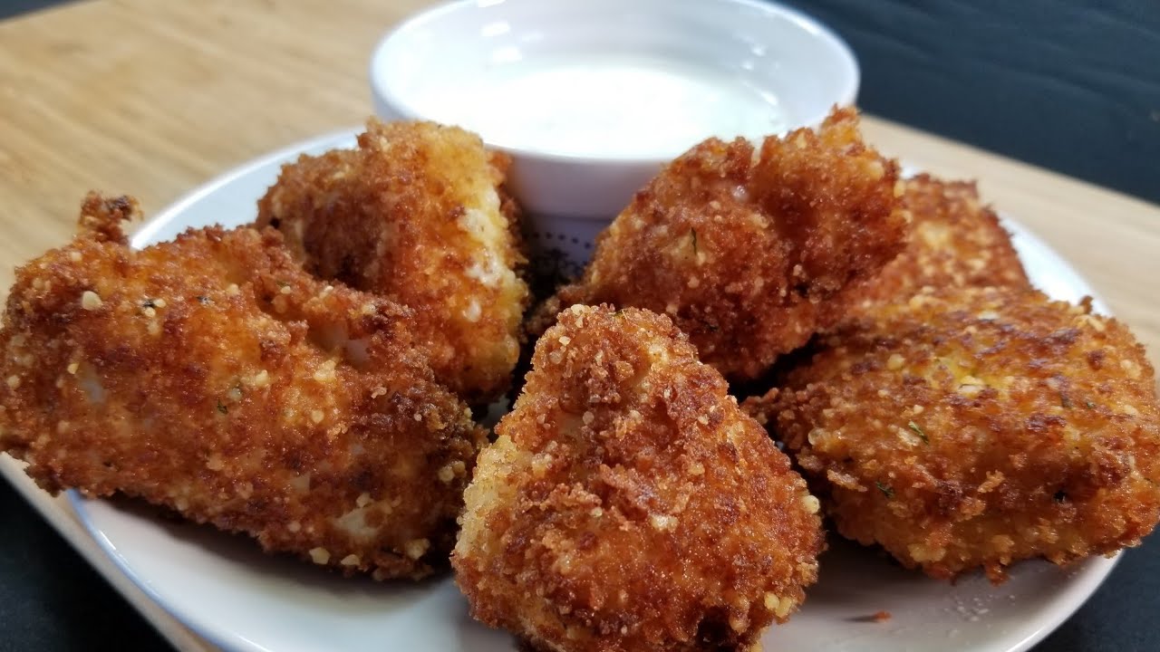 Receta de Nuggets de Pollo Rellenos de Queso