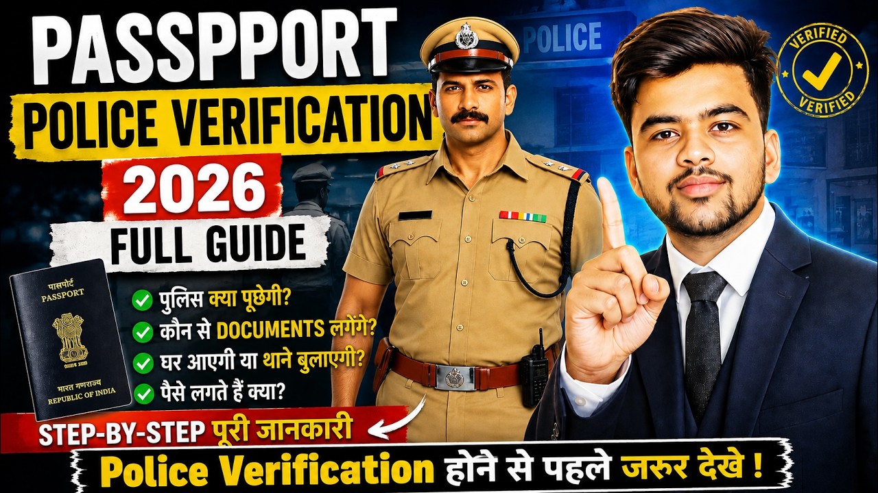 Passport Police Verification Process 2026 | Police Kya Puchti Hai? Documents & Full Guide
