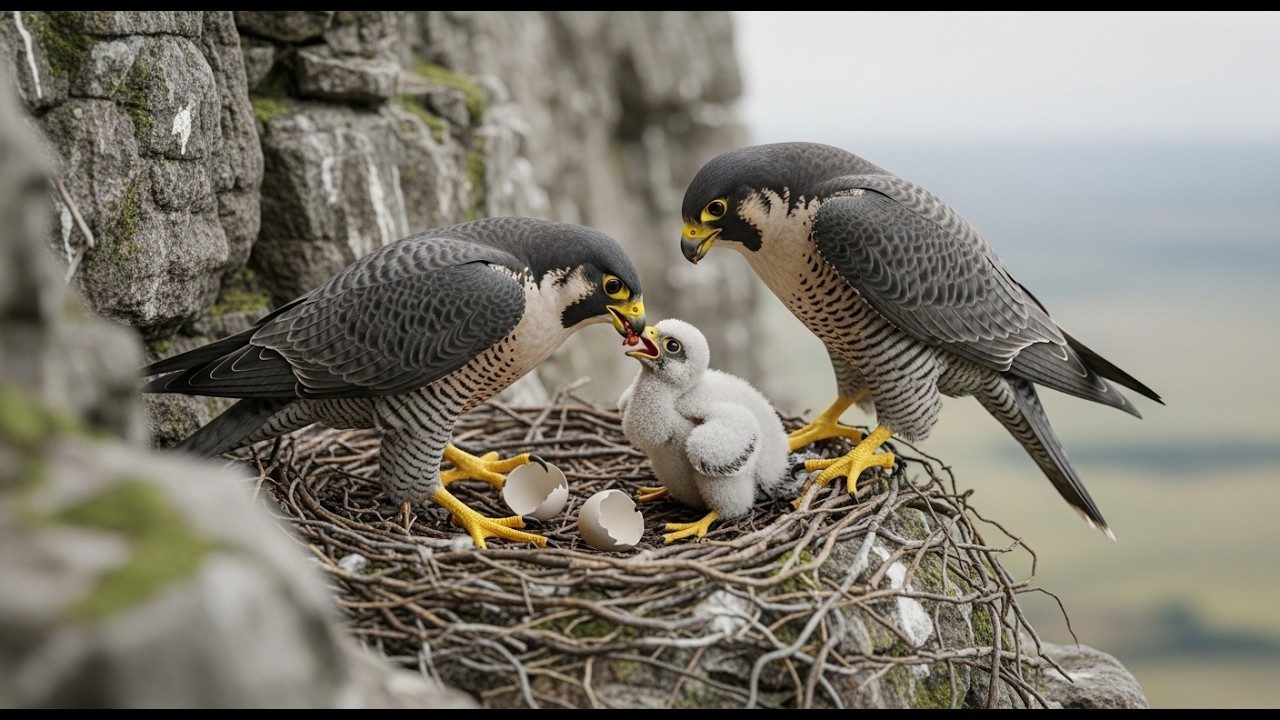 Peregrine Falcon Documentary | From Hatchling to Master of the Skies