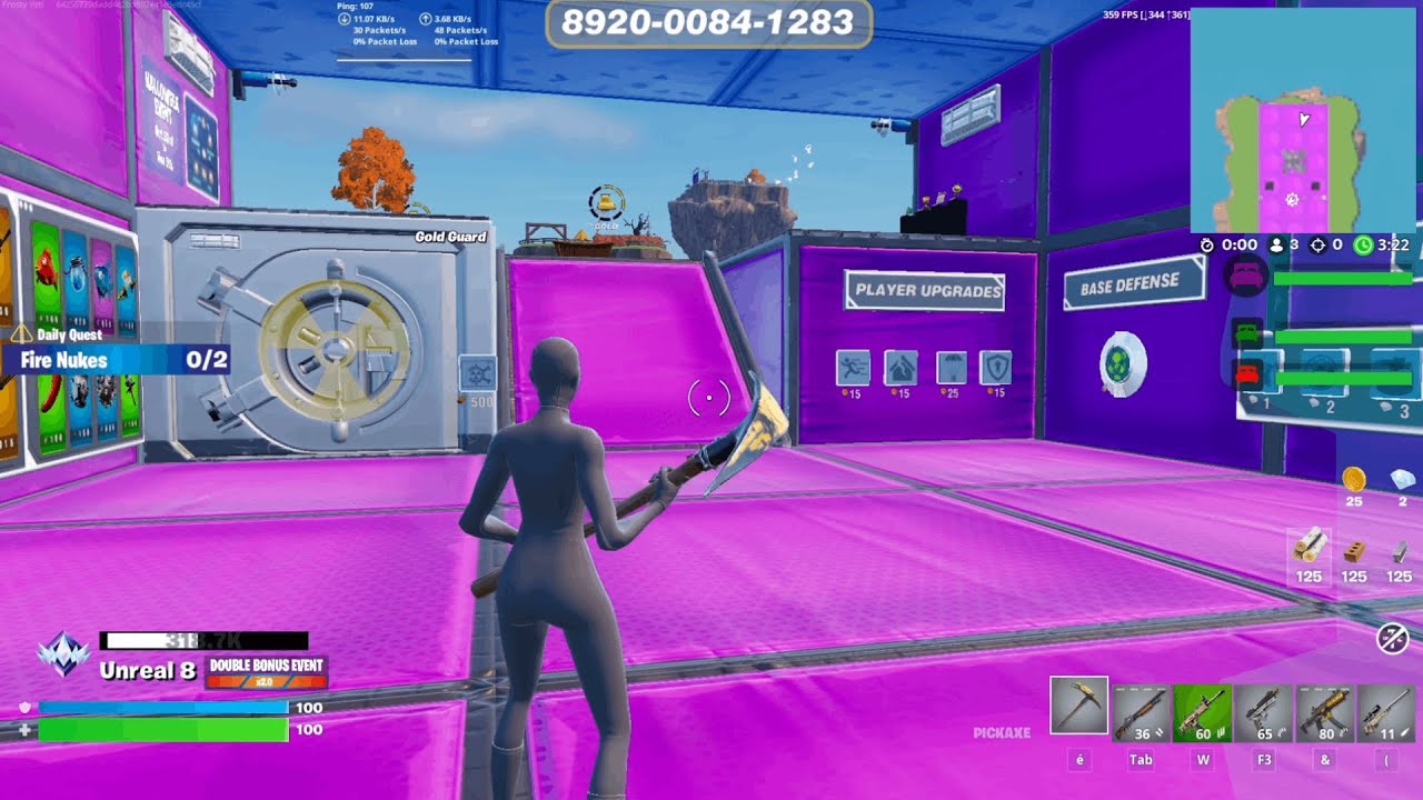 Fortnite Bed Wars Nuked 🛏️ Gameplay 🤩 (3)