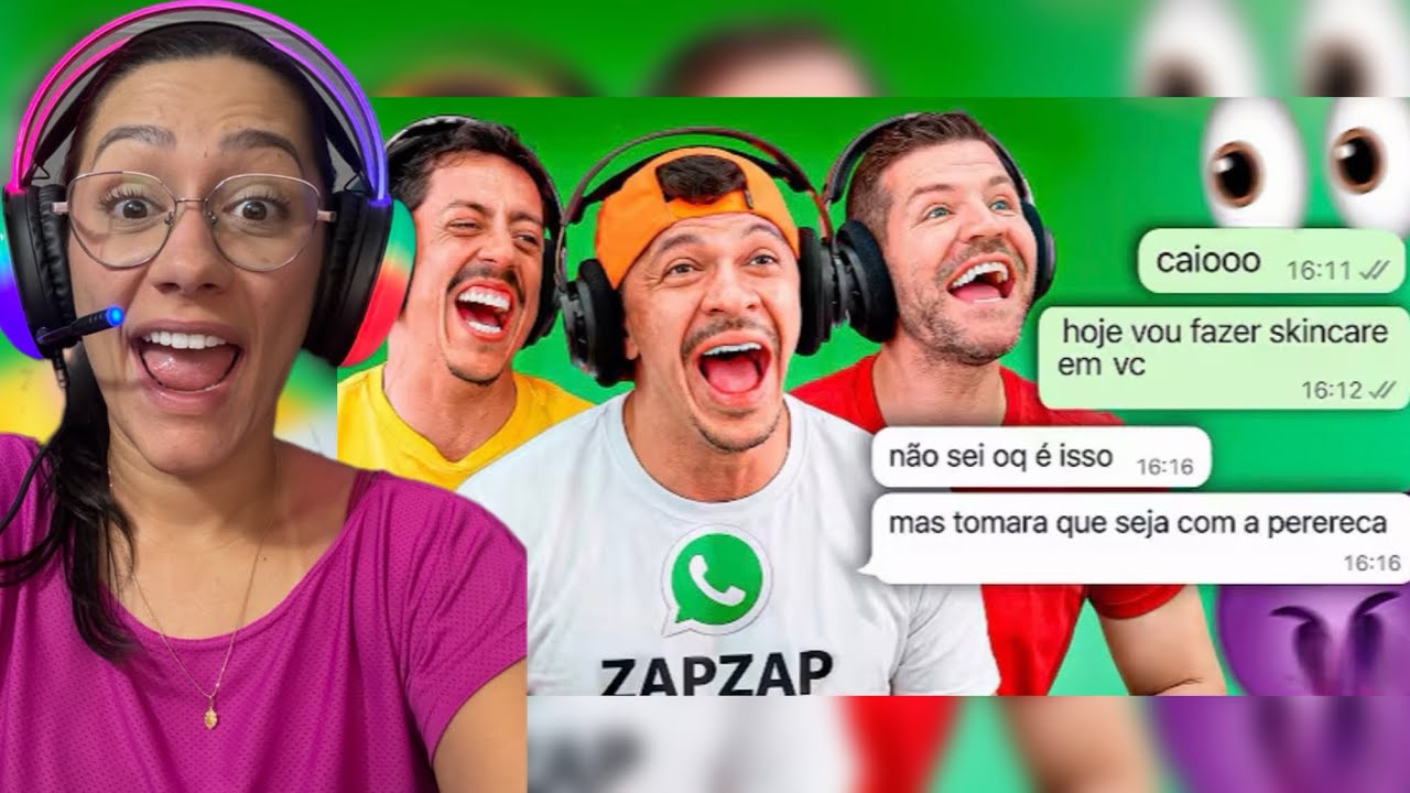 REACT: CHORANDO DE RIR COM AS MELHORES CONVERSAS DA INTERNET 😂 - Canal Canalha