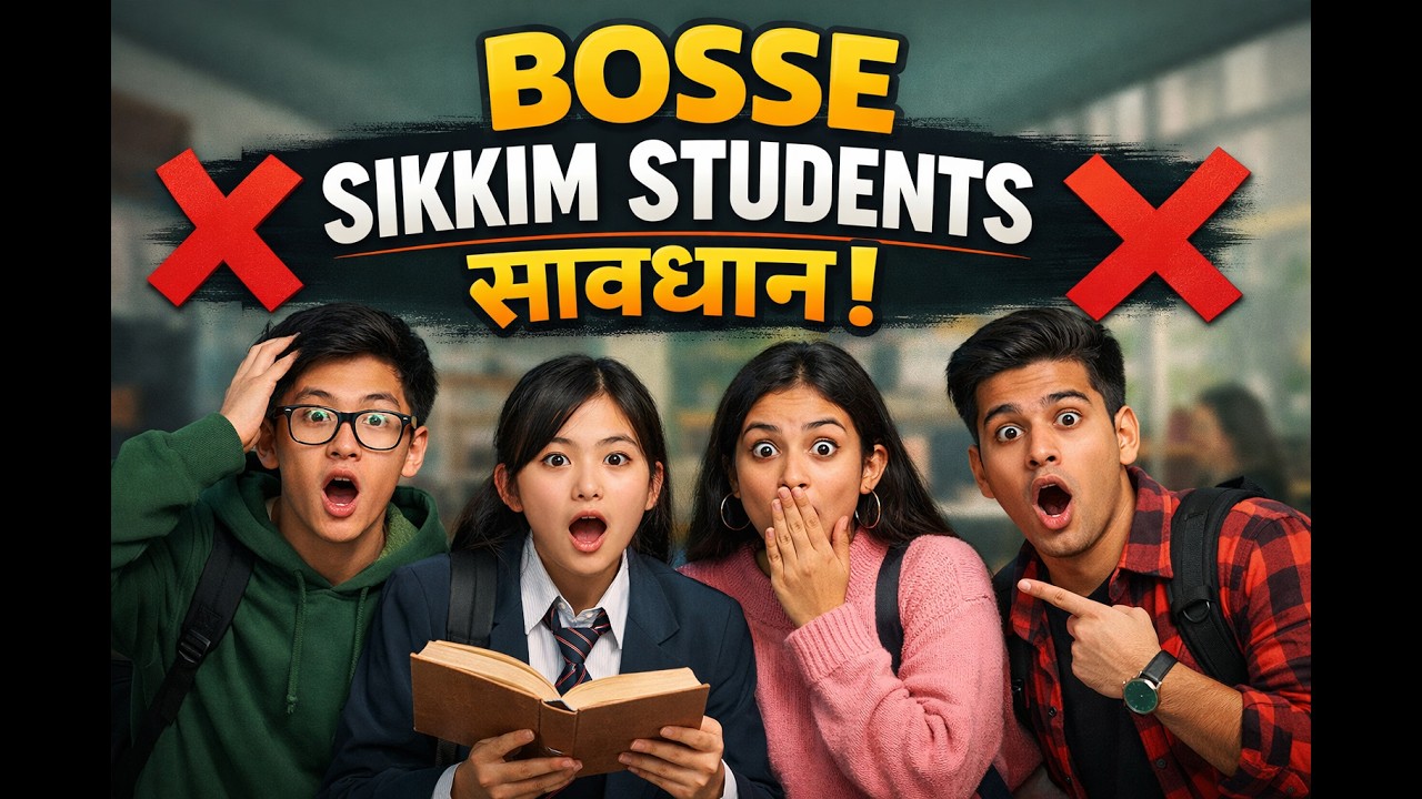 BOSSE Sikkim Board Reality EXPOSED 🚨 | April Exams SCAM?