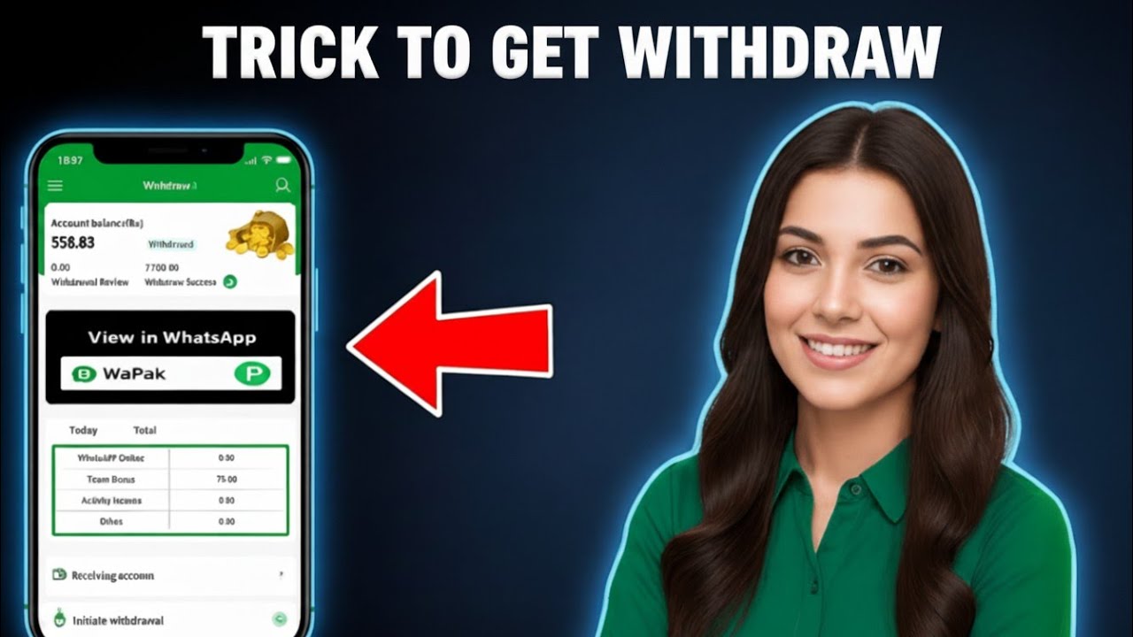  WAPAK Trick to Get Withdrawal Fast | Complete Guide to Earn & Withdraw. #earnmoneyonline #online 