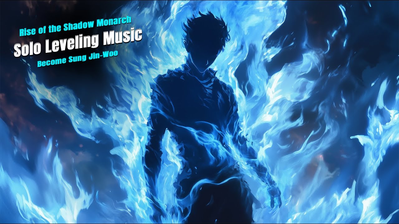 Rise of the Shadow Monarch 🔥💙 | Become Sung Jin-Woo with this Epic Music Mix | Solo Leveling