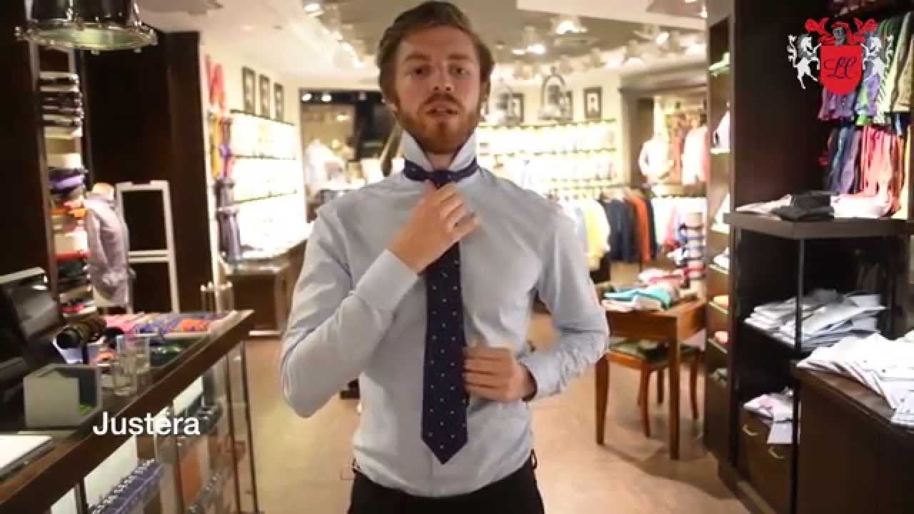 La Chemise lär dig knyta en slips i 4 steg.