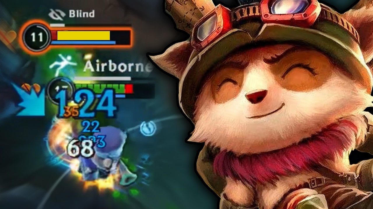 Wild Rift Teemo is OP! Instant K.O. Deletes Enemies in Seconds!