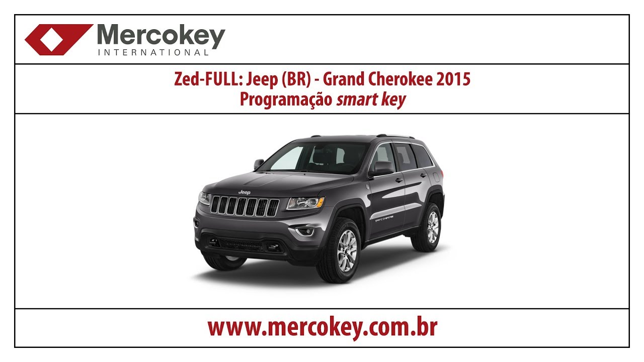 Zed-FULL: Jeep (BR) - Grand Cherokee 2015 - Programação de chave smart key via OBD II