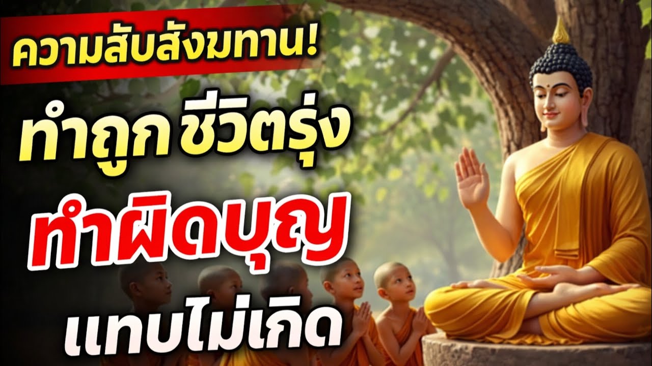 ความลับสังฆทาน! ทำถูกชีวิตรุ่ง ทำผิดบุญแทบไม่เกิด#ธรรมะ #ธรรมะสอนใจ #สุขใจในธรรม #ใจสงบ 