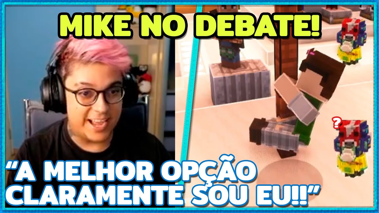 MELHORES MOMENTOS do MIKE NO DEBATE!! - QSMP