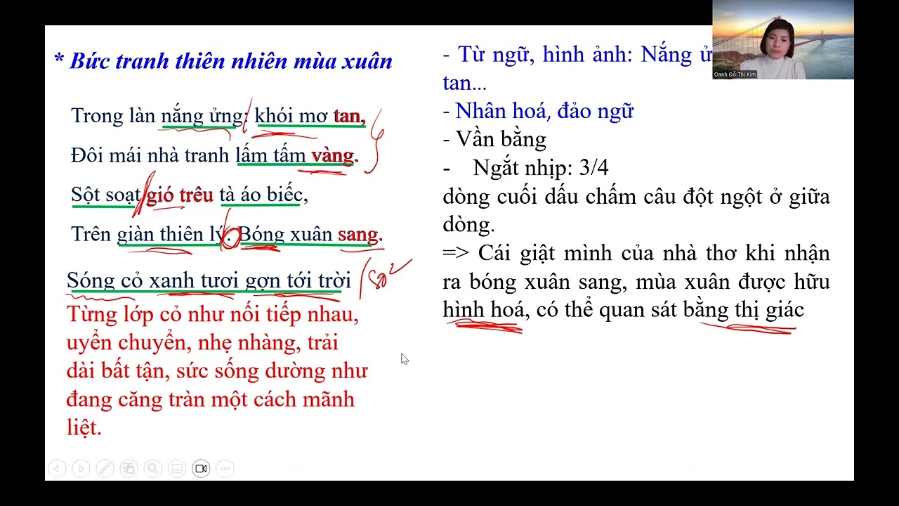 Mùa xuân chín của Hàn Mạc Tử  Ngữ văn 9 CTST hay nhất
