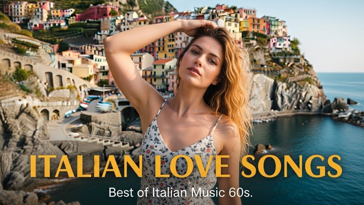 Italian Coastline Dreams 🎶 Soft Guitar Music with Calm Ocean Scenery | 4K