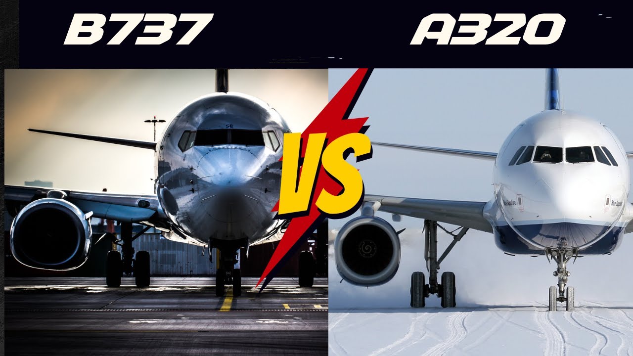 Aircraft Battle: Unveiling the Differences – A320 vs 737 | 4k