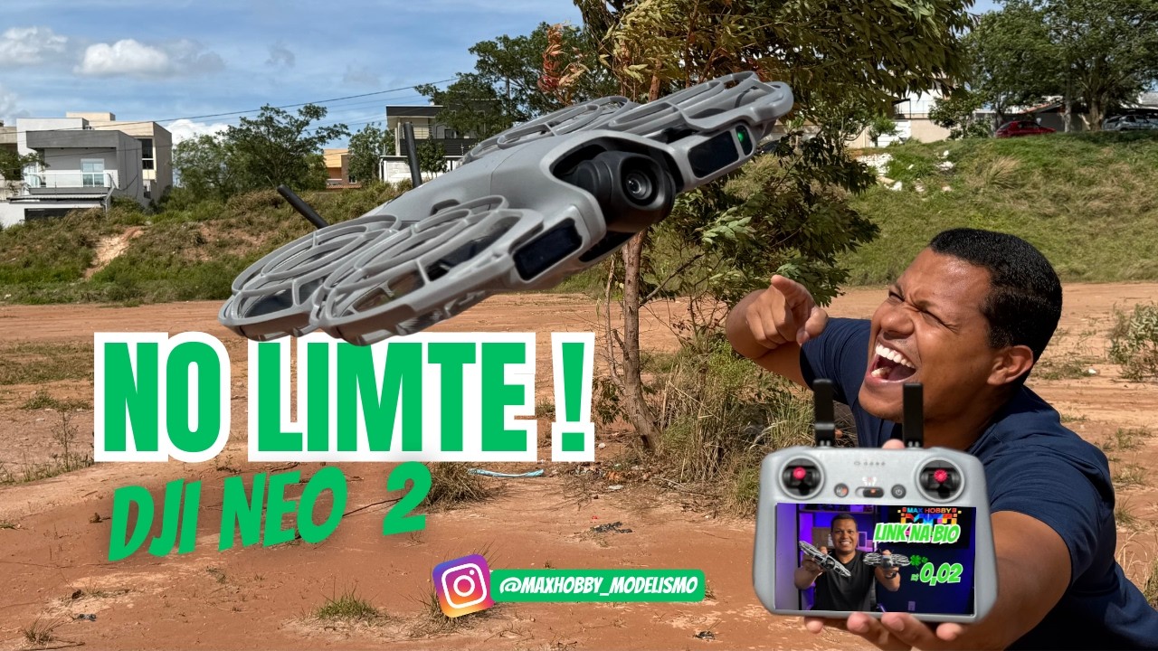 DJI NEO 2 no limite! Vento forte e teste real de resistência