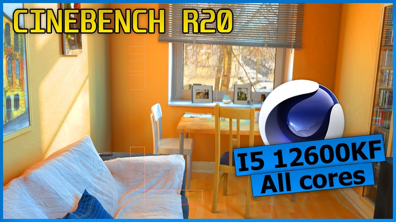 i5 12600KF Cinebench R20 Multicore & Single Core test