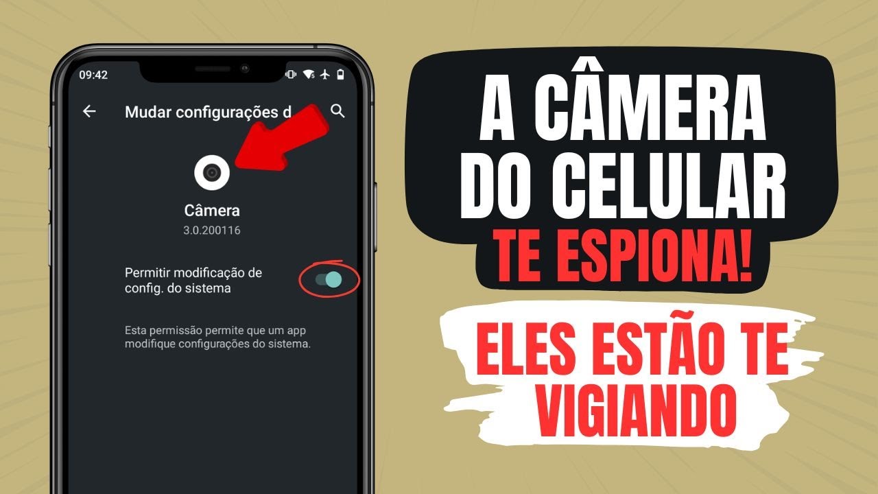 DESATIVE ISSO AGORA! A Função SECRETA da Câmera do Celular ANDROID que te VIGIA 24h