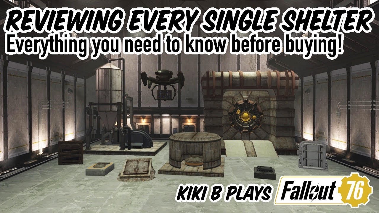 Comparing and Reviewing Every Single Shelter in Fallout 76 || Atomic Shop Review