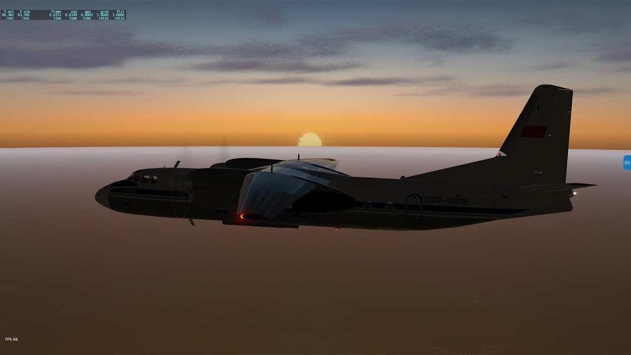 Рейс  Сочи -- Архангельск. Перегон. Ан-24 РВ.