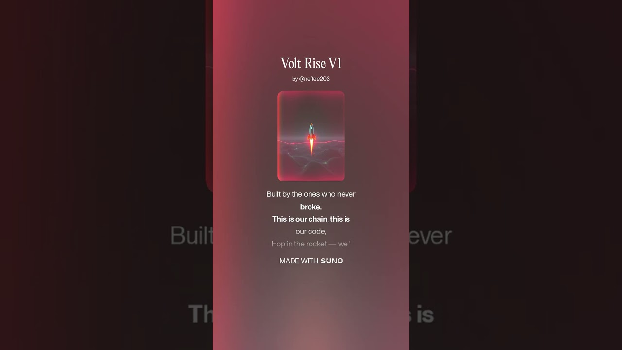 Volt Rise- Voltinu.in Crypto Music Join The Voltarmy 