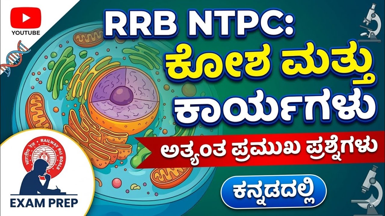 RRB NTPC MOST IMPORTANT GK (SCIENCE) QUESTIONS KANNADA 