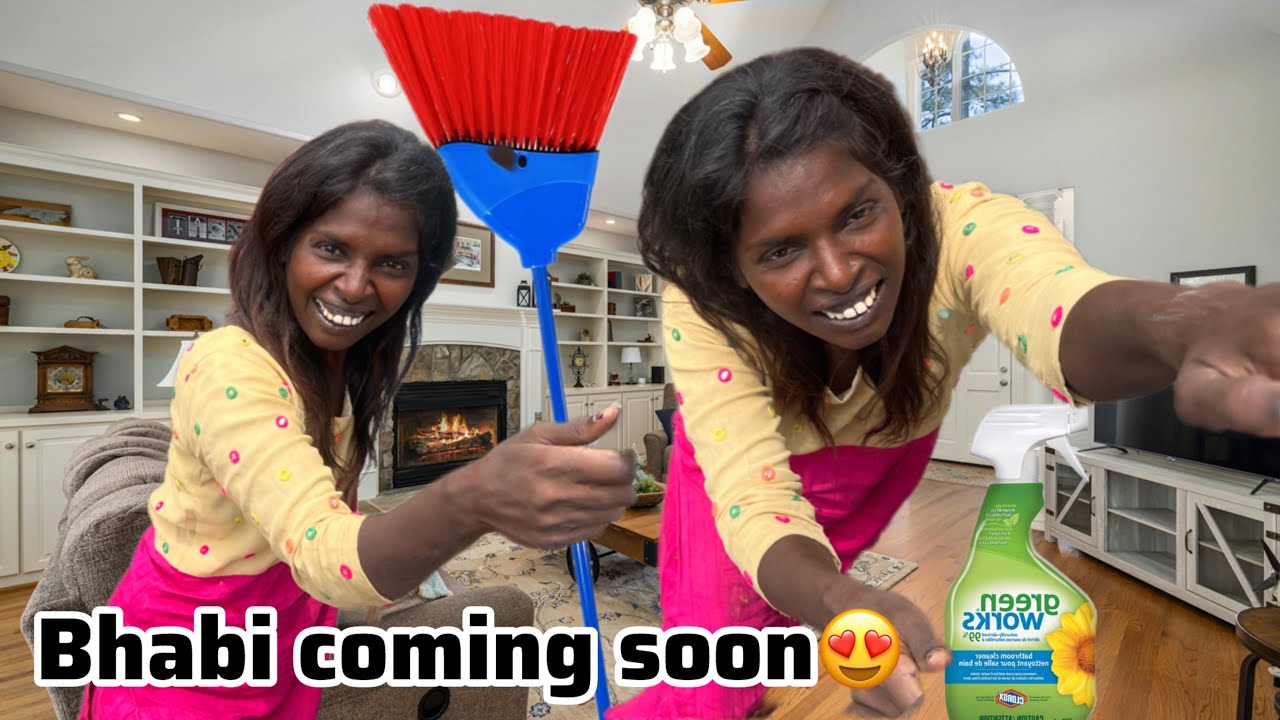 Raju ne ki ghar ki safayi 😂 || emergency safayi kyuki raju ki bhabi aayegi 😍😍