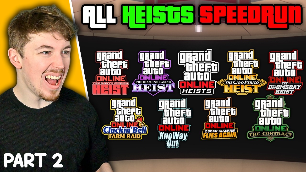 The ALL HEISTS SPEEDRUN In GTA Online Is Killing Me... (2026 Edition) | PART 2