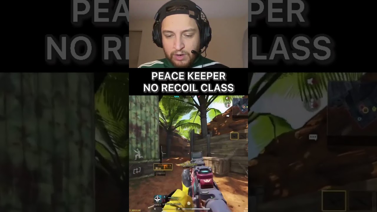 NO RECOIL PEACEKEEPER CLASS #codm #callofdutymobile #codmobile