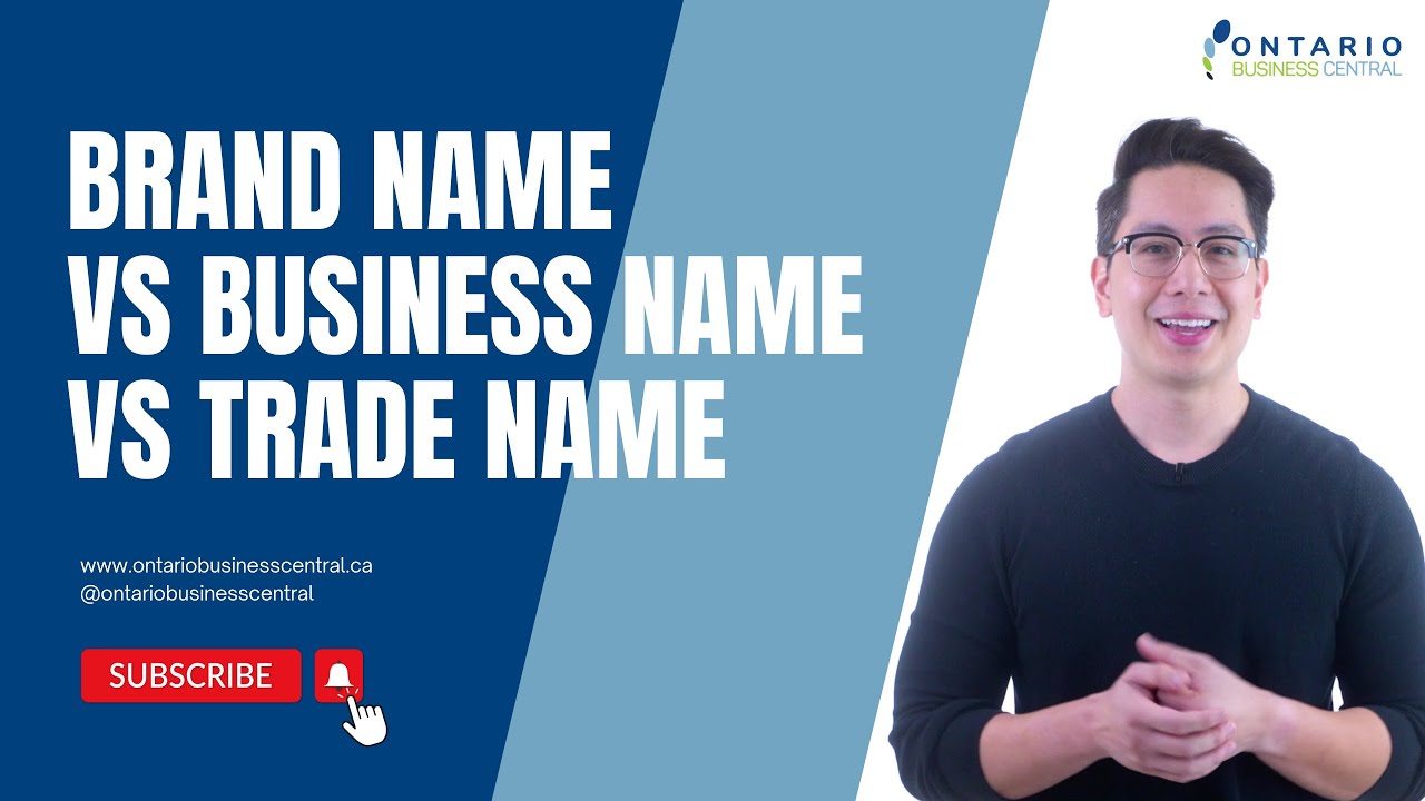 Brand Name VS Business Name VS Trade Name in Canada
