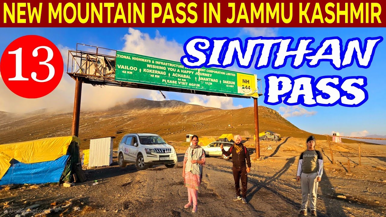 Sinthan Top Kashmir | New Open Snow Pass In Jammu Kashmir | Sinthan Pass | Sinthan top Road |Sinthan