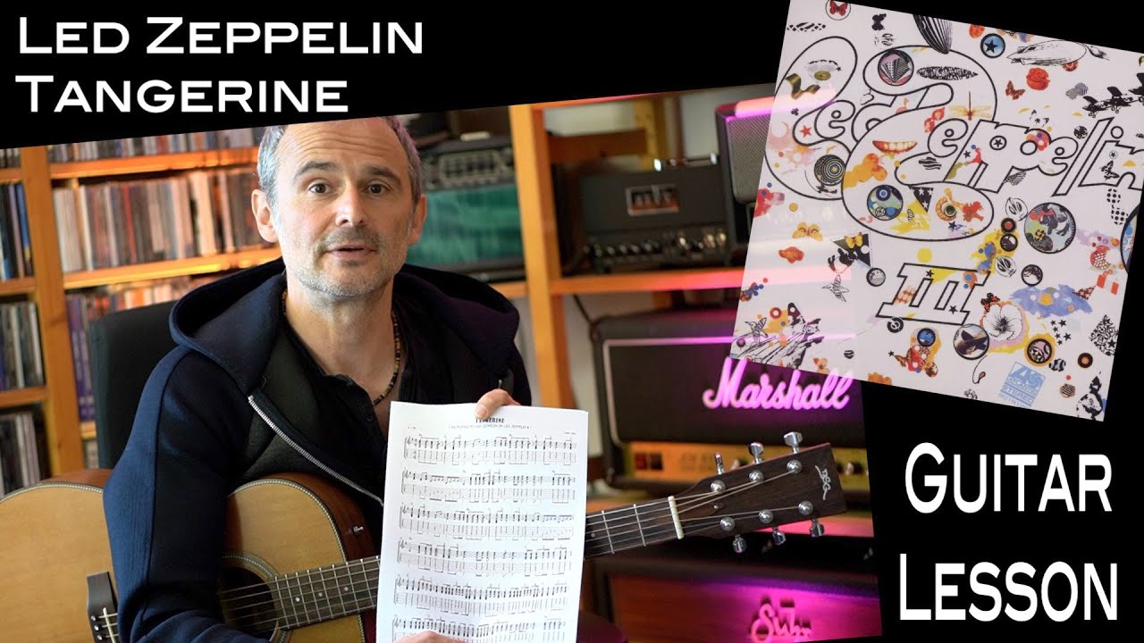 Tangerine (Led Zeppelin) - Rhythm-Guitar - Lesson / Tutorial