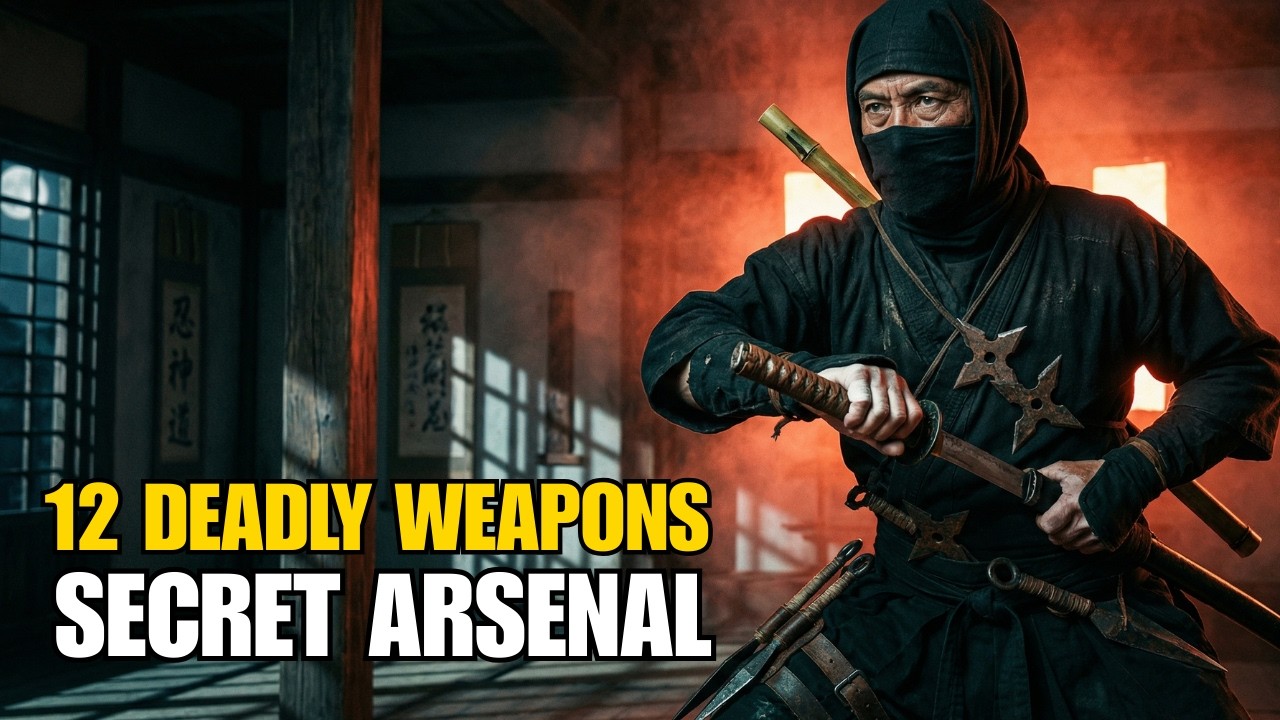 12 Secret Ninja Weapons That Terrified Samurai | Japan's Untold Stories