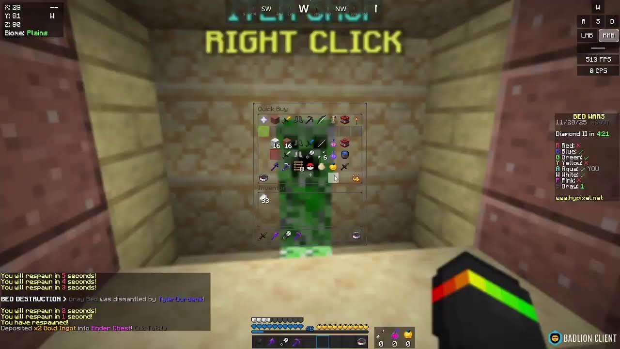 Minecraft Bedwars