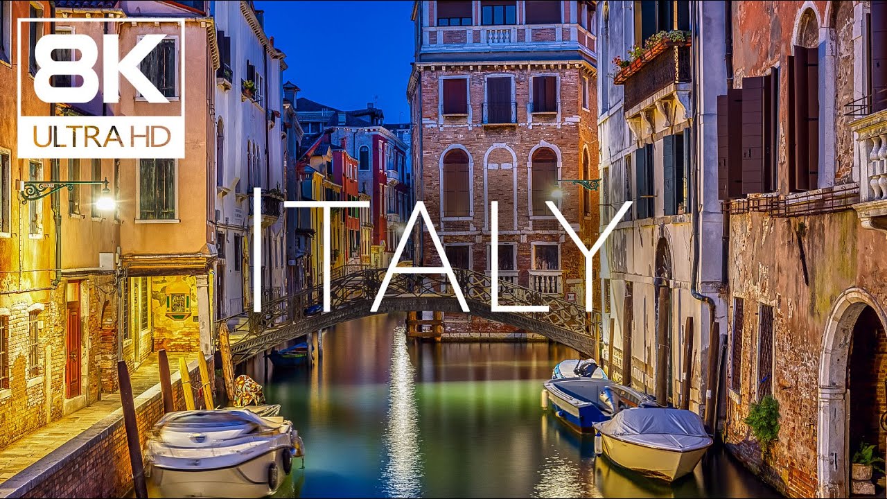 【8K 60FPS】 Italy  | Travel Around Italy in Amazing 8K 60FPS