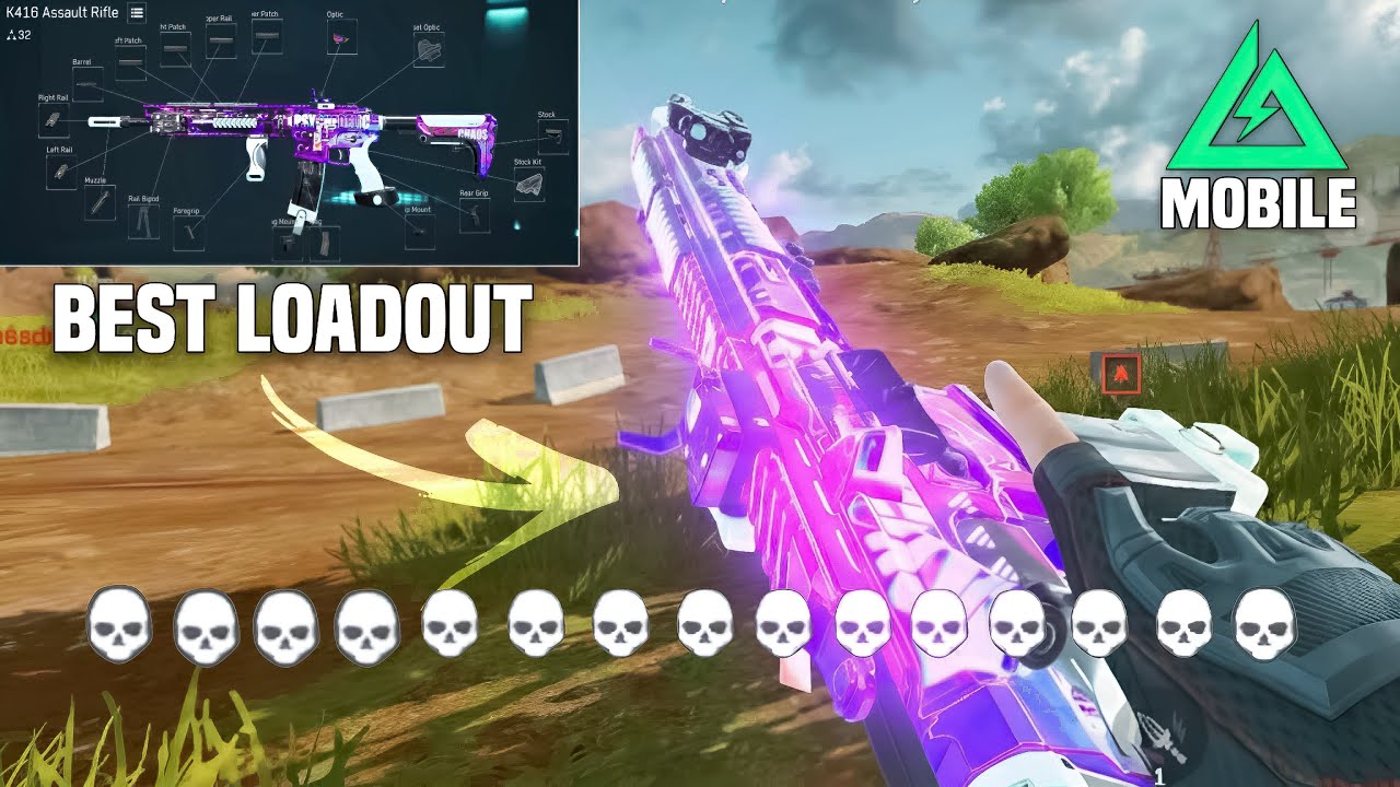 Delta Force Mobile: Best K416 Loadout (Zero Recoil Build)