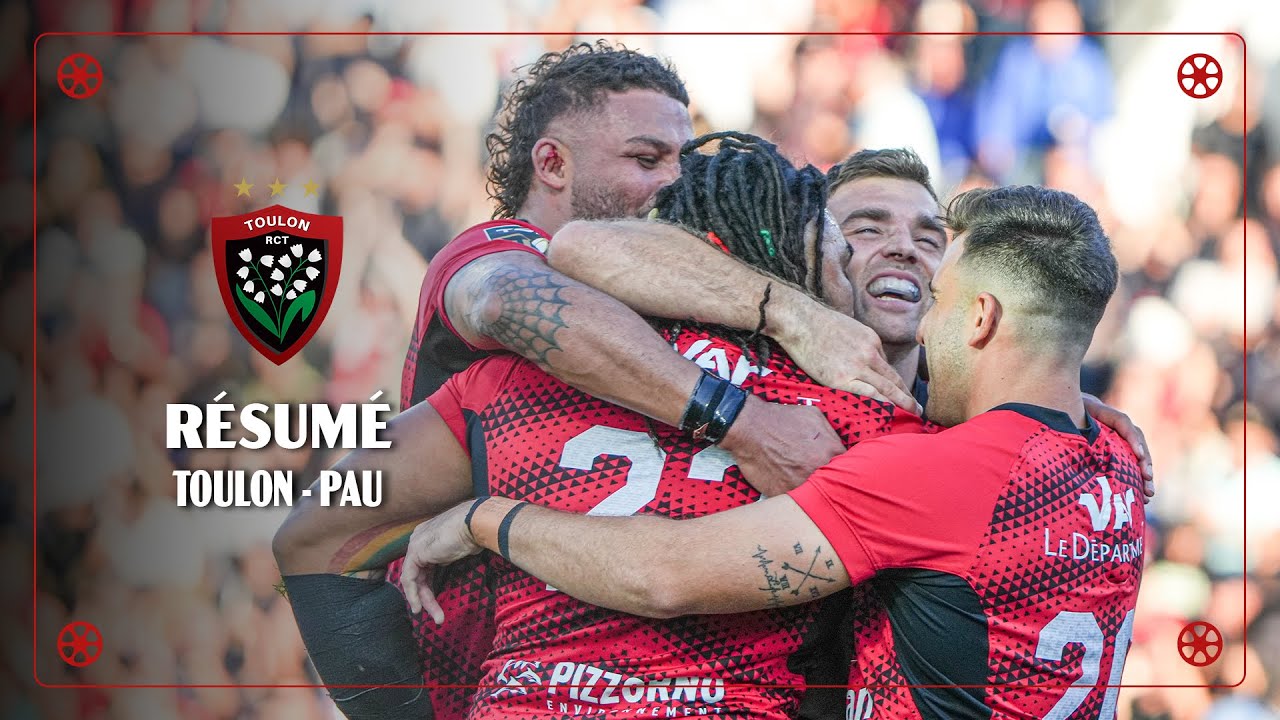 Le r&eacute;sum&eacute; de Toulon / Pau - Top 14 2025-26 (J5)