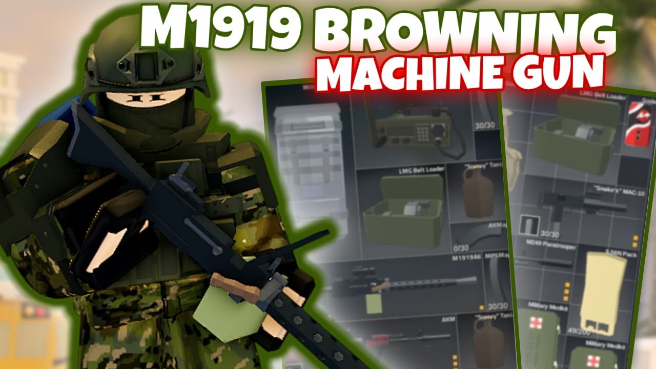 M1919 MACHINE GUN IS BETTER THAN I THOUGHTT!!! - Apocalypse Rising 2 (ROBLOX)