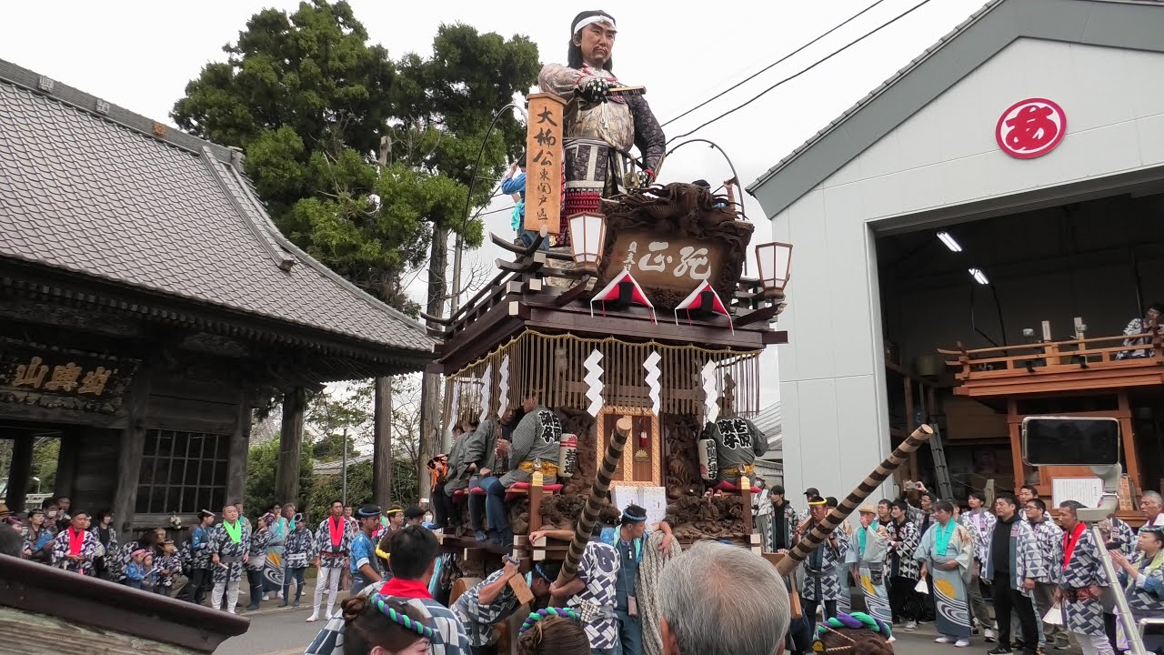 東関戸　山車会館搬入　#佐原の大祭