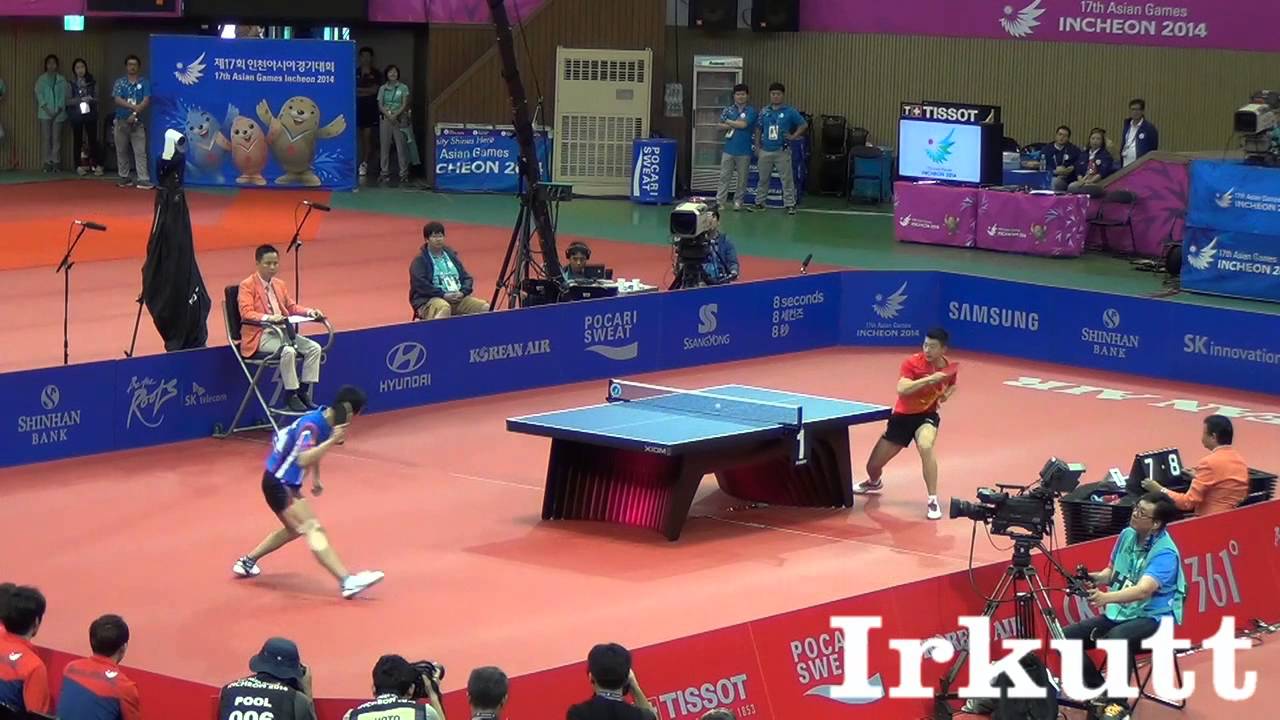Ma Long - Joo Se Hyuk. 2014 Asian Games. Men's Team Final.