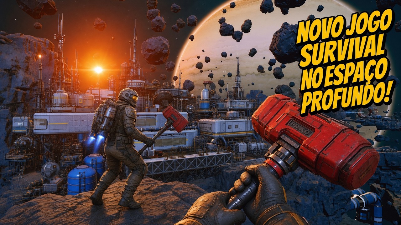 NOVOJOGO DE SOBREVIV&Ecirc;NCIA NO ESPA&Ccedil;O PROFUNDO CONSTRU&Ccedil;&Atilde;O CRAFT EXPLORA&Ccedil;&Atilde;O SURVIRAIL: DEEP SPACE