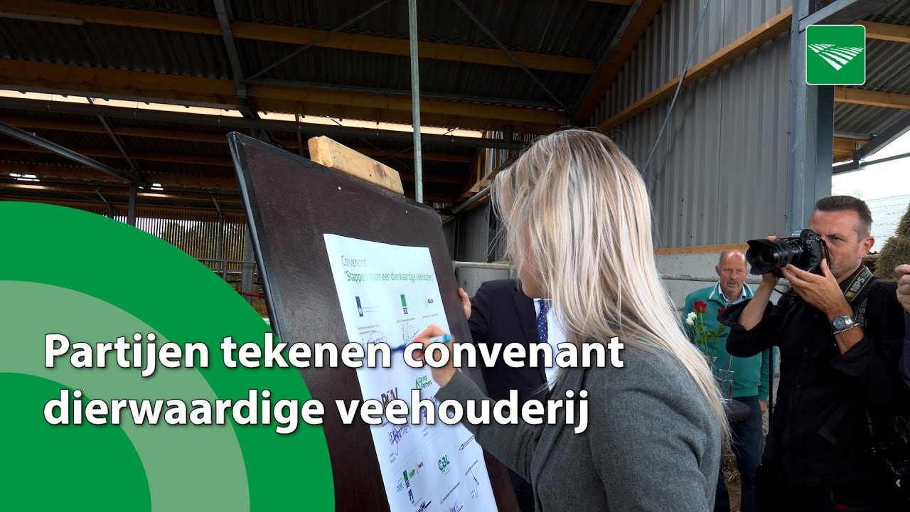 Partijen tekenen convenant dierwaardige veehouderij