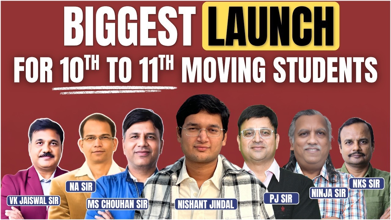 Biggest Launch for 10th Students Moving to 11th | Vibrant Academy | Nishant Jindal #jee2028