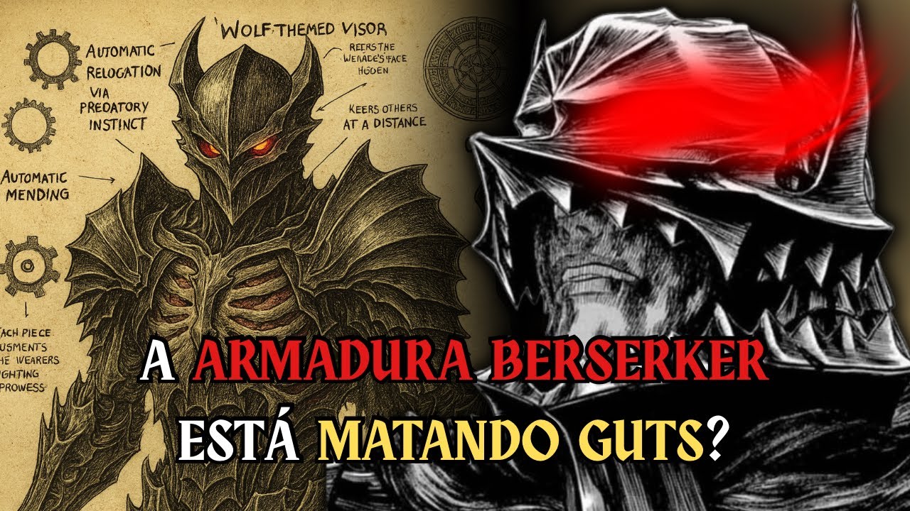 ANATOMIA DA ARMADURA BERSERKER – Como Exatamente Ela Funciona? Ela Está Viva? – Berserk