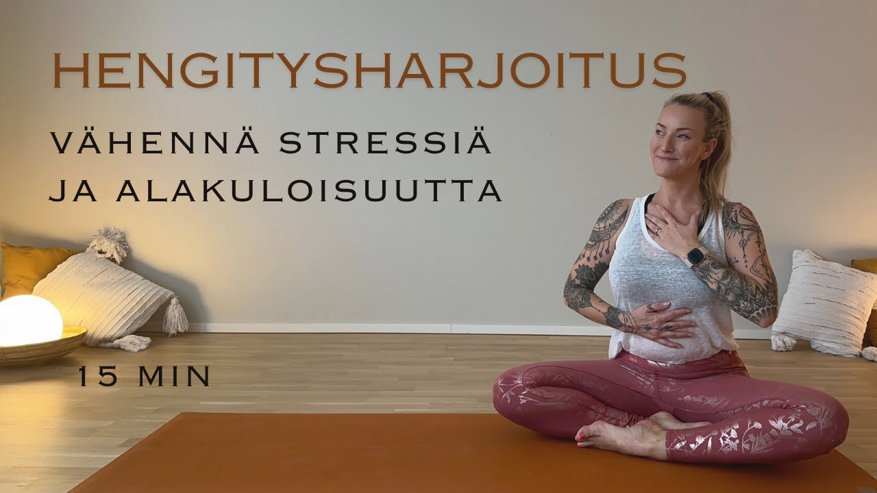 Tietoinen Hengitys - Vähennä Stressiä ja Alakuloisuutta Hengitysharjoituksella  - 15 Min